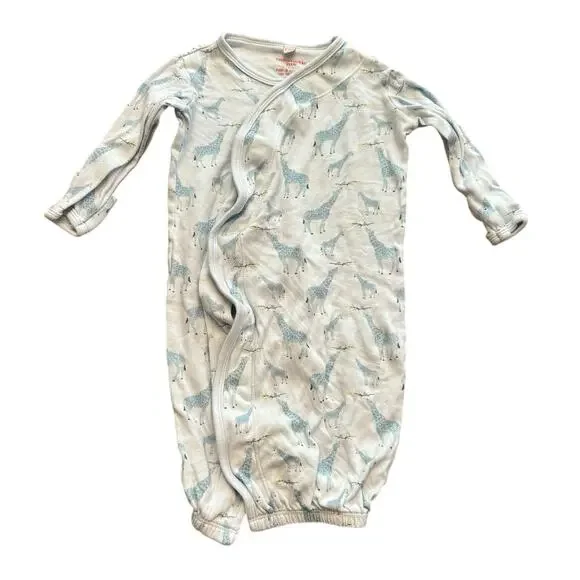 Magnetic Me 2pc Set Newborn - 0-3 Months‎ Giraffe Sleeper Pants Boys One Piece - Picture 3 of 5